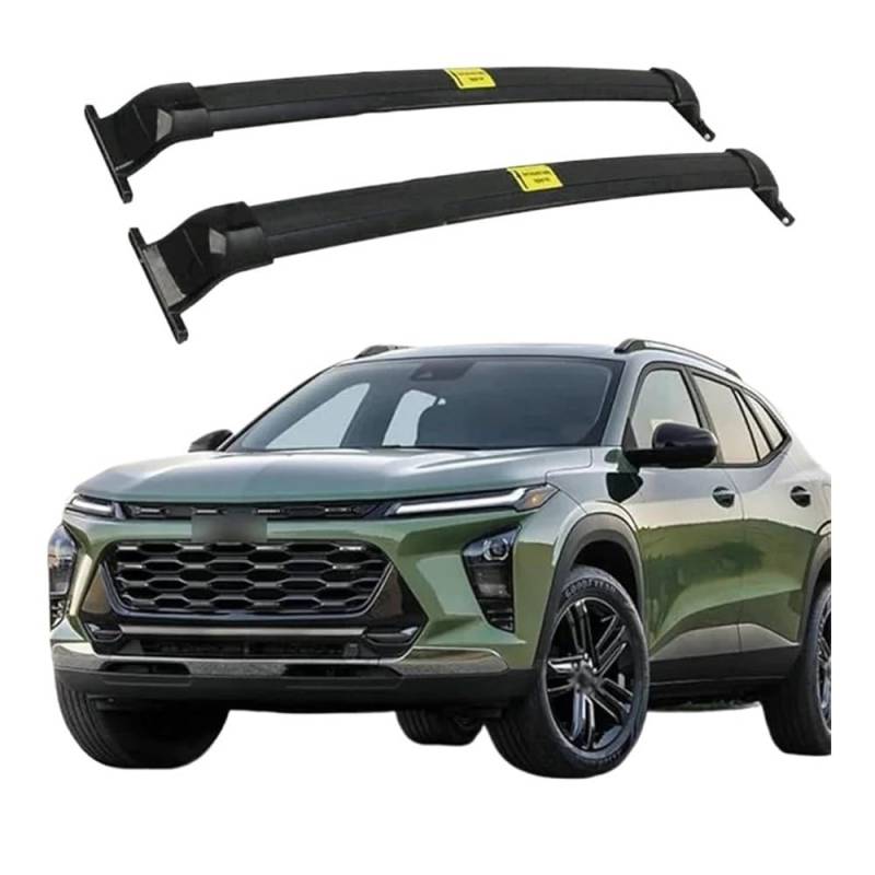 ATATKRT 2 x Dachgepäckträger-Querstangen, robuste Aluminium-Querstangen, kompatibel mit Chevrolet All Trax 2024 2025, mit T-Nut und abschließbarem Design, langlebiges Racking von ATATKRT