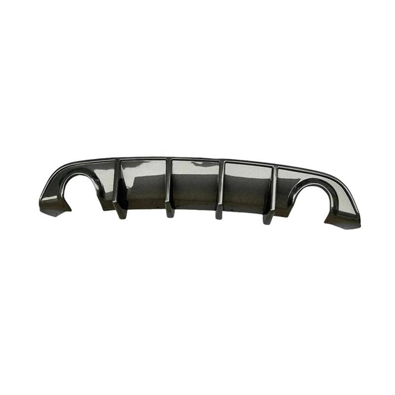ATATKRT 2015 bis 2021 Kompatibel for Dodge Charger SRT Heckstoßstangen-Lippendiffusor Spoiler Unterer Splitterschutz Schwarz glänzend oder Carbonfaser-Look Diffusor zur Reduzierung des Luftwiderstands von ATATKRT