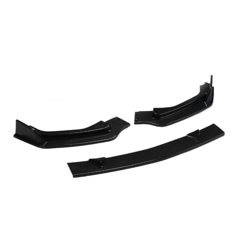 ATATKRT 3 teile/satz Auto Vorderen Stoßfänger Lip Spoiler Splitter Kompatibel for Infiniti Q50 2014-2021 Anti-Kollision Automotive Modifikation(Carbon Fiber 14-17) von ATATKRT