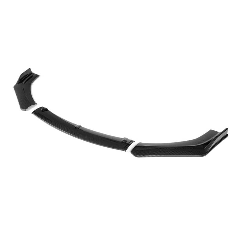 ATATKRT 3 teile/satz Auto Vorderen Stoßfänger Lip Spoiler Splitter Kompatibel for Infiniti Q50 2014-2021 Anti-Kollision Automotive Modifikation(Carbon Fiber 18-21) von ATATKRT
