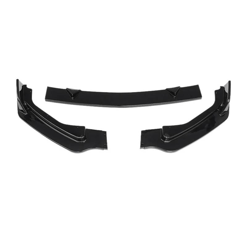 ATATKRT 3 teile/satz Auto Vorderen Stoßfänger Lip Spoiler Splitter Kompatibel for Infiniti Q50 2014-2021 Anti-Kollision Automotive Modifikation(Glossy Black 14-17) von ATATKRT