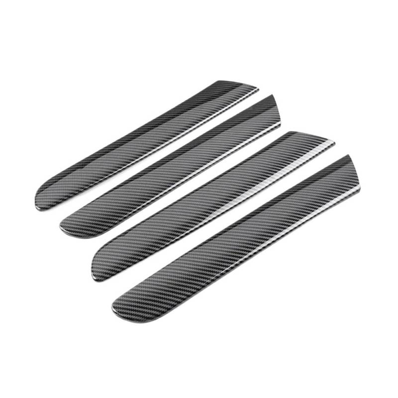 ATATKRT 4 stücke Auto Innen Tür Fenster Panel Streifen Abdeckung Trim Kompatibel for VW Golf 6 MK6 2008 2009 2010-2013 ABS Carbon Faser Korn Zubehör von ATATKRT