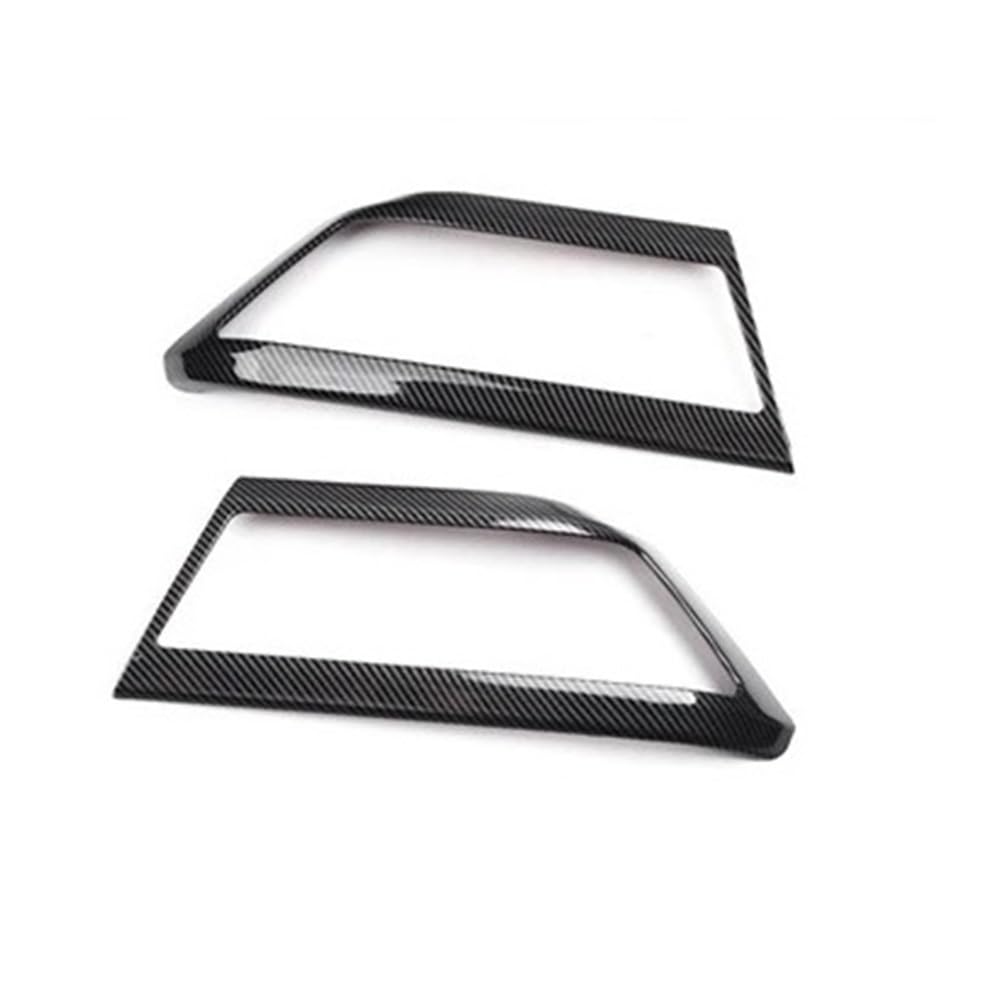 ATATKRT 4 stücke Auto Zubehör Innen Tür Griffe Abdeckung Trim Kompatibel for Land Rover Defender 110 2020-2023 Schutz Auto Innen zubehör(2PCS Carbon) von ATATKRT