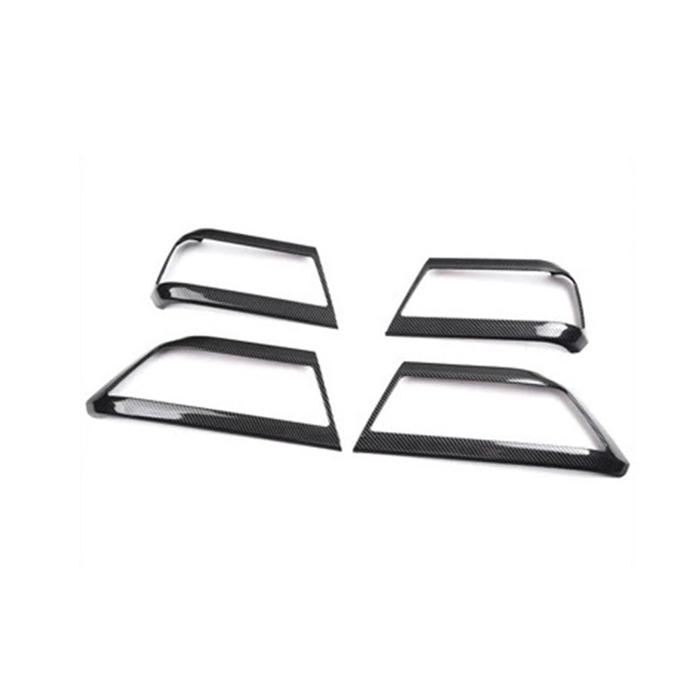 ATATKRT 4 stücke Auto Zubehör Innen Tür Griffe Abdeckung Trim Kompatibel for Land Rover Defender 110 2020-2023 Schutz Auto Innen zubehör(4pcs Carbon) von ATATKRT