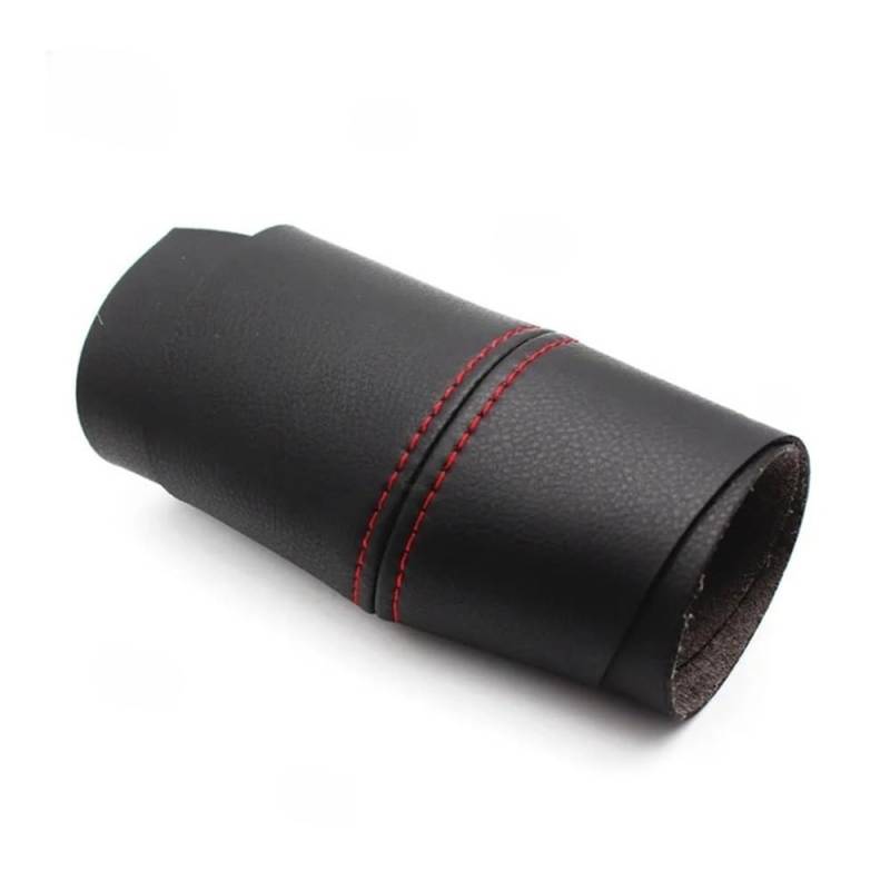 ATATKRT 4-teiliges Auto-Innentürverkleidungs-Abdeckungsset aus Mikrofaserleder for Fließheck/Limousine, kompatibel mit VW Polo 2004 2005 2006 2007 2008–2011(Black-red line,Sedan) von ATATKRT