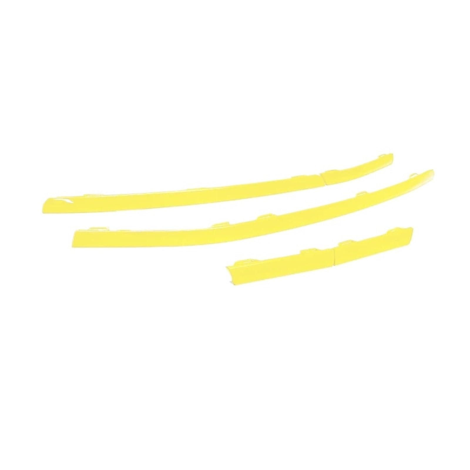 ATATKRT 5-teilige Einsätze for den unteren Kühlergrill der vorderen Stoßstange, kompatibel mit VW T6.1 Transporter Caravelle, Autozubehör ab 2019, Außenstyling und Schutz(Yellow1) von ATATKRT