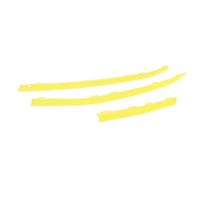 ATATKRT 5-teilige Einsätze for den unteren Kühlergrill der vorderen Stoßstange, kompatibel mit VW T6.1 Transporter Caravelle, Autozubehör ab 2019, Außenstyling und Schutz(Yellow1) von ATATKRT