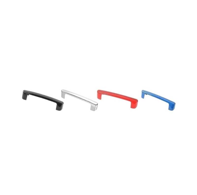 ATATKRT ABS Autoinnenausstattung Co-Pilot-Griff Dekoration Abdeckung Zubehör Kompatibel for Jeep Wrangler JK 2007-2010(Chrome1) von ATATKRT