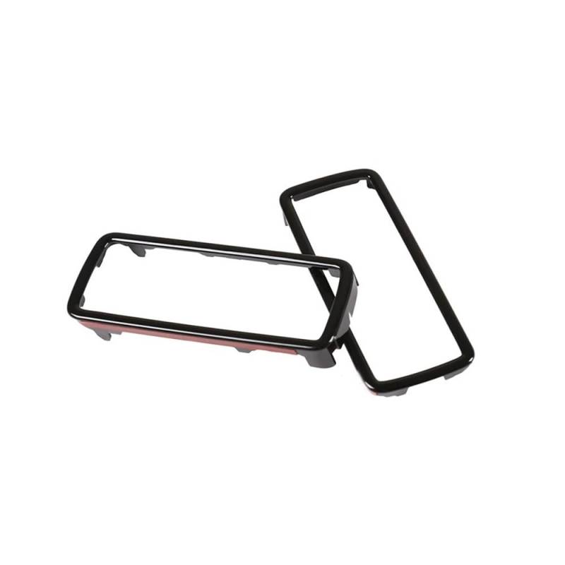 ATATKRT ABS glänzend schwarz Auto Anhänger Haken Loch Rahmen Abdeckung Dekoration Trim Kompatibel for Land Rover Defender 90 110 130 2020-2024 Auto Zubehör von ATATKRT