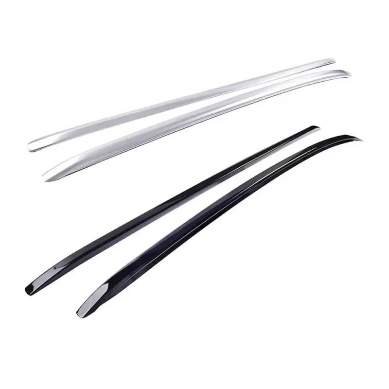 ATATKRT Aluminium-Dachträger-Querstange for Autodach, kompatibel mit Toyota Harrier Venza 2020–2024, Schienenstange, Gepäckträgerstangen, obere Gepäckträger, Schienenzubehör(Black) von ATATKRT