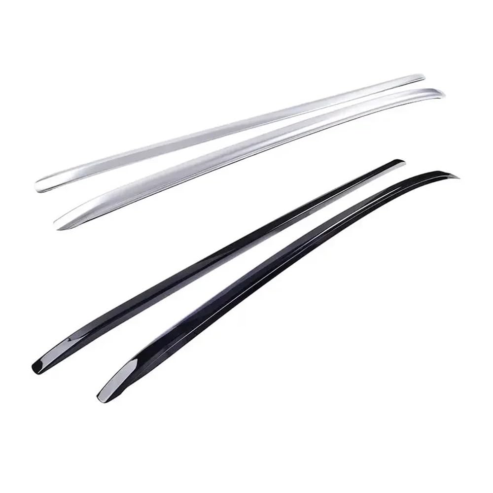 ATATKRT Aluminium-Dachträger-Querstange for Autodach, kompatibel mit Toyota Harrier Venza 2020–2024, Schienenstange, Gepäckträgerstangen, obere Gepäckträger, Schienenzubehör(Silver) von ATATKRT