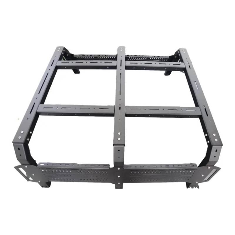 ATATKRT Aluminiumlegierung Leicht verstellbares Bettgestell Frachtträger Pulverbeschichtung Kompatibel for Toyota Tacoma 2016-2021 Offroad 4x4 Auto von ATATKRT