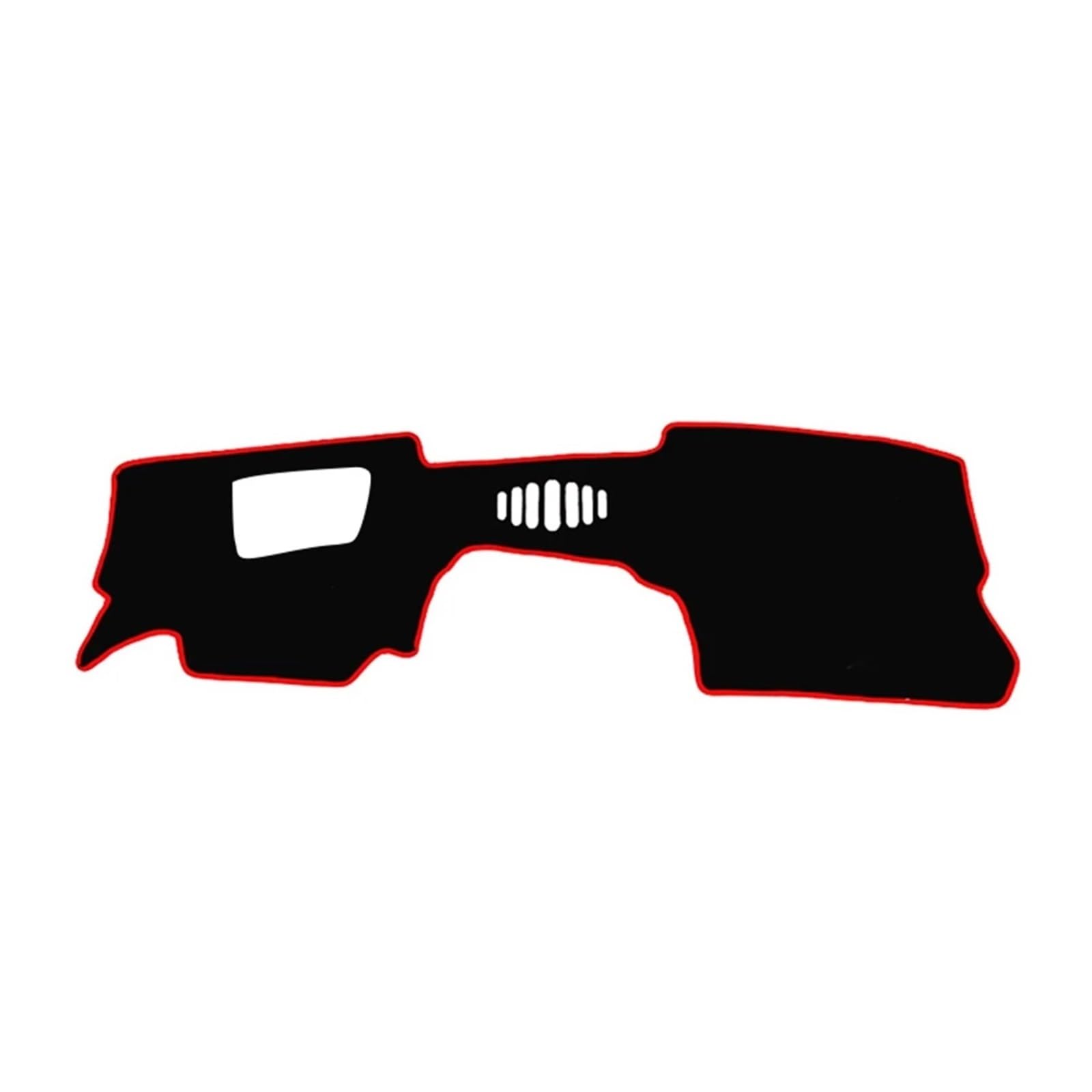 ATATKRT Armaturenbrett-Abdeckung, Armaturenbrett-Matte, Sonnenschutz, Anti-UV, rutschfestes Pad, Zubehör, kompatibel mit Mazda CX-30 CX30 DM 2019–2023(A LHD with HUD Red) von ATATKRT