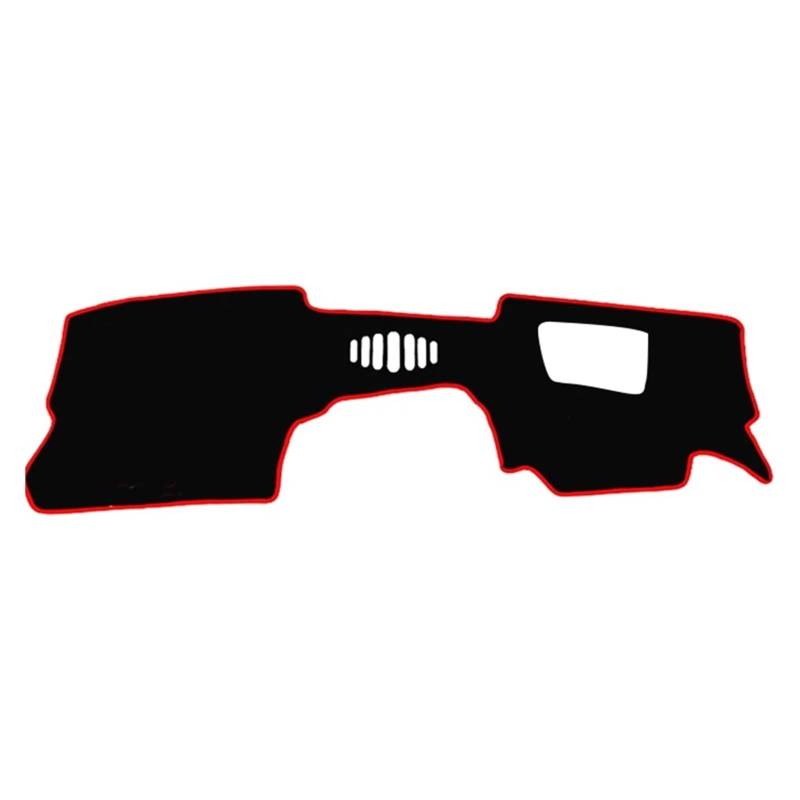ATATKRT Armaturenbrett-Abdeckung, Armaturenbrett-Matte, Sonnenschutz, Anti-UV, rutschfestes Pad, Zubehör, kompatibel mit Mazda CX-30 CX30 DM 2019–2023(A RHD with HUD Red) von ATATKRT