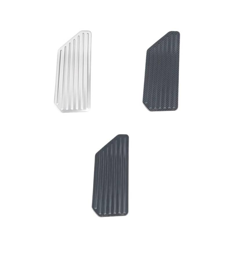 ATATKRT Aufkleber zur Abdeckung der Gasbremsplatte, Aluminiumlegierung, Modifikation, Autozubehör, kompatibel mit Zeekr 001 2024 2021–2023, Auto-Styling-Innenraum(Option 4-3pcs) von ATATKRT