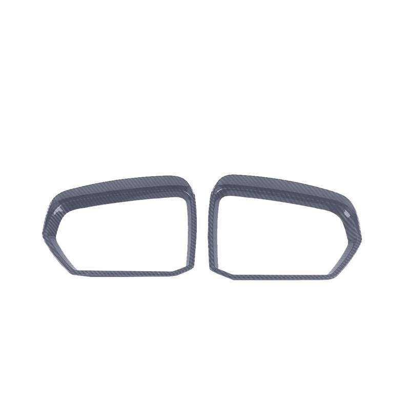 ATATKRT Außenstyling Seitentür Rückspiegelabdeckung Aufkleber Schutz Garnieren Kompatibel for Trumpchi GAC GS8 2023-2024(Carbon 2) von ATATKRT