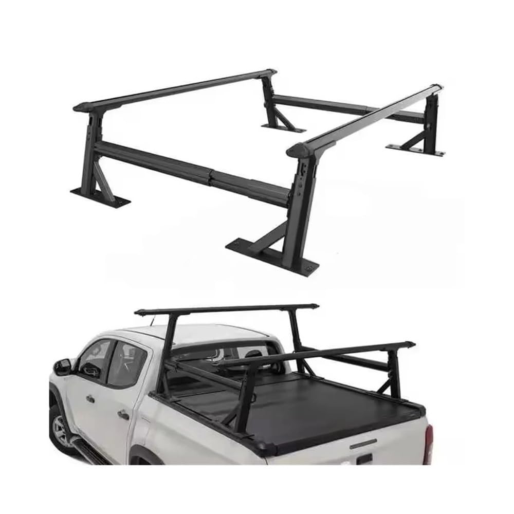 ATATKRT Außenzubehör for Pickup-Trucks, Verstellbarer multifunktionaler Überrollbügel, Bettleiterträger, Dachträger for F150 Ranger, kompatibel mit Hilux, kompatibel mit Tacoma ATATKRT Außenzubehör for Pickup-Trucks, Verstellbarer multifunktionaler Überrollbügel, Bettleiterträger, Dachträger for F150 Ranger, kompatibel mit Hilux, kompatibel mit Tacoma von ATATKRT