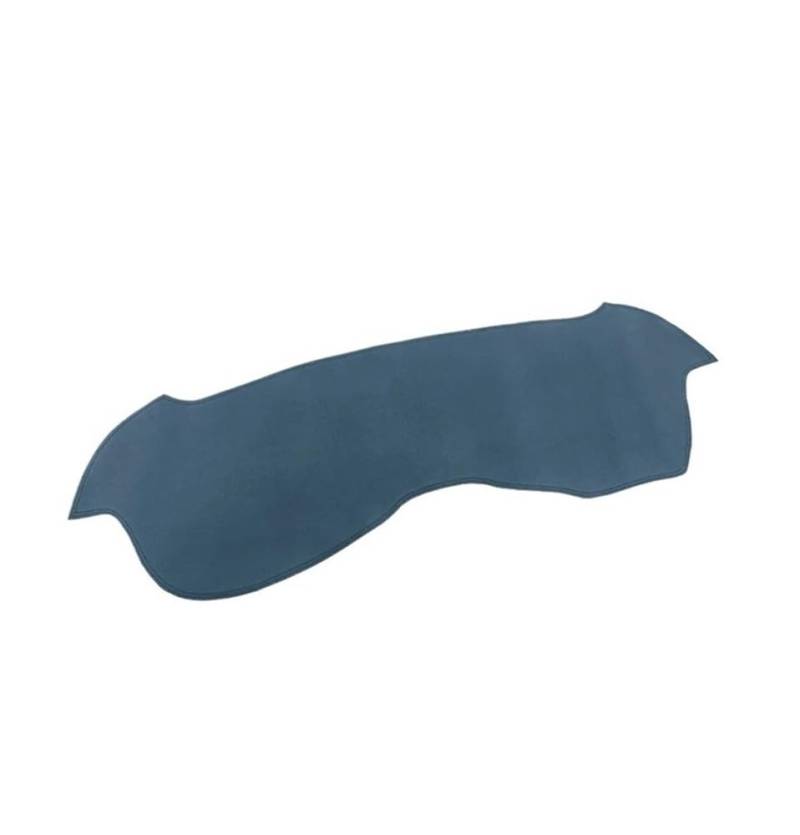 ATATKRT Auto-Armaturenbrett-Abdeckung, Armaturenbrett-Matte, Sonnenschutz, rutschfeste Unterlage, Innenausstattung aus Leder, kompatibel mit BYD Atto 3 Yuan Plus 2021–2024 EV(Embossing Blue RHD) von ATATKRT