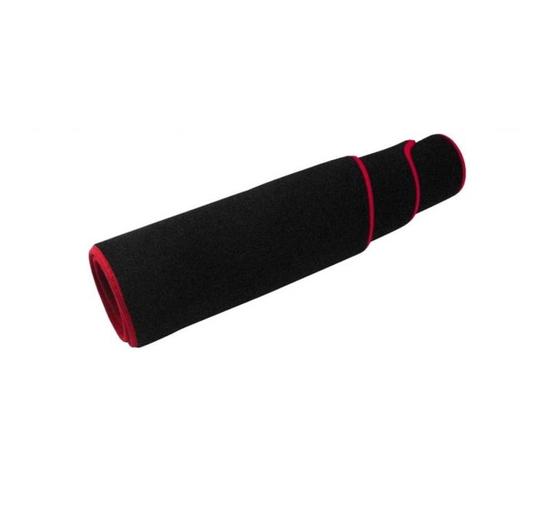 ATATKRT Auto-Armaturenbrett-Abdeckung, Sonnenschutz-Pad, Zubehör, kompatibel mit Toyota Land Cruiser Prado 120 FJ120 2003–2009(LHD Red Side) von ATATKRT