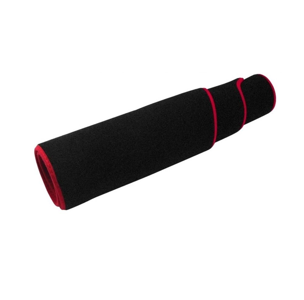 ATATKRT Auto-Armaturenbrett-Abdeckung, Sonnenschutz-Pad, Zubehör, kompatibel mit Toyota Land Cruiser Prado 120 FJ120 2003–2009(RHD Red Side) von ATATKRT