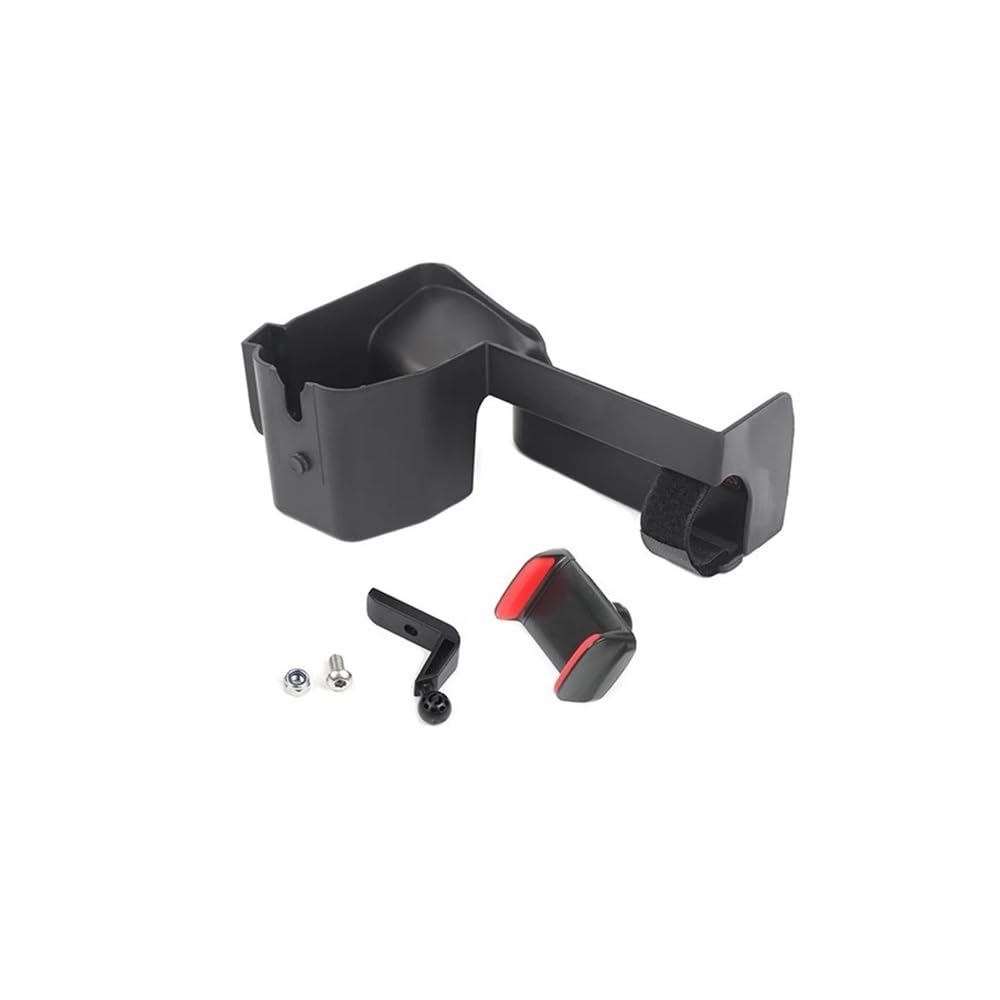 ATATKRT Auto Co-Pilot Beifahrer Armlehne Telefonhalter Kompatibel for Jeep Wrangler JL Gladiator JT 2018-2023 Innenausstattung(Black A) von ATATKRT