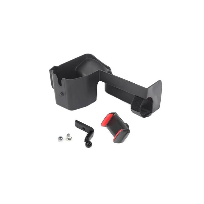 ATATKRT Auto Co-Pilot Beifahrer Armlehne Telefonhalter Kompatibel for Jeep Wrangler JL Gladiator JT 2018-2023 Innenausstattung(Black A) von ATATKRT