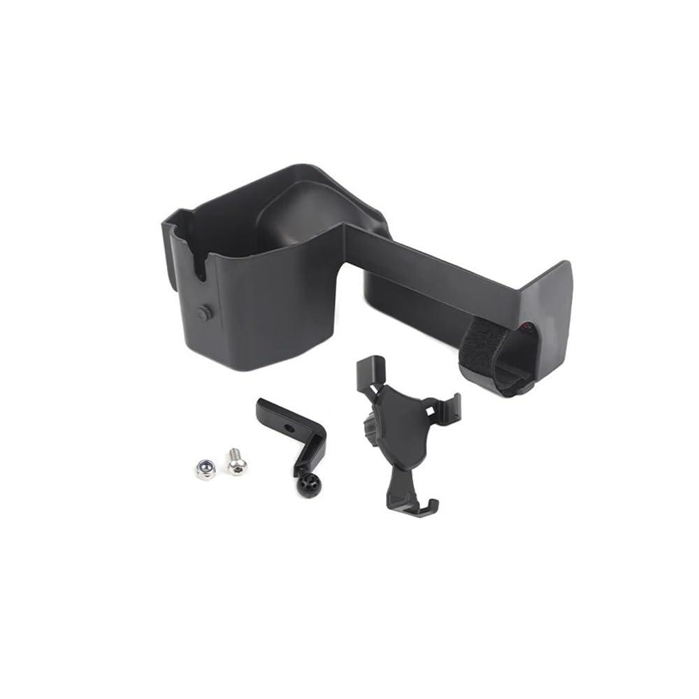 ATATKRT Auto Co-Pilot Beifahrer Armlehne Telefonhalter Kompatibel for Jeep Wrangler JL Gladiator JT 2018-2023 Innenausstattung(Black B) von ATATKRT