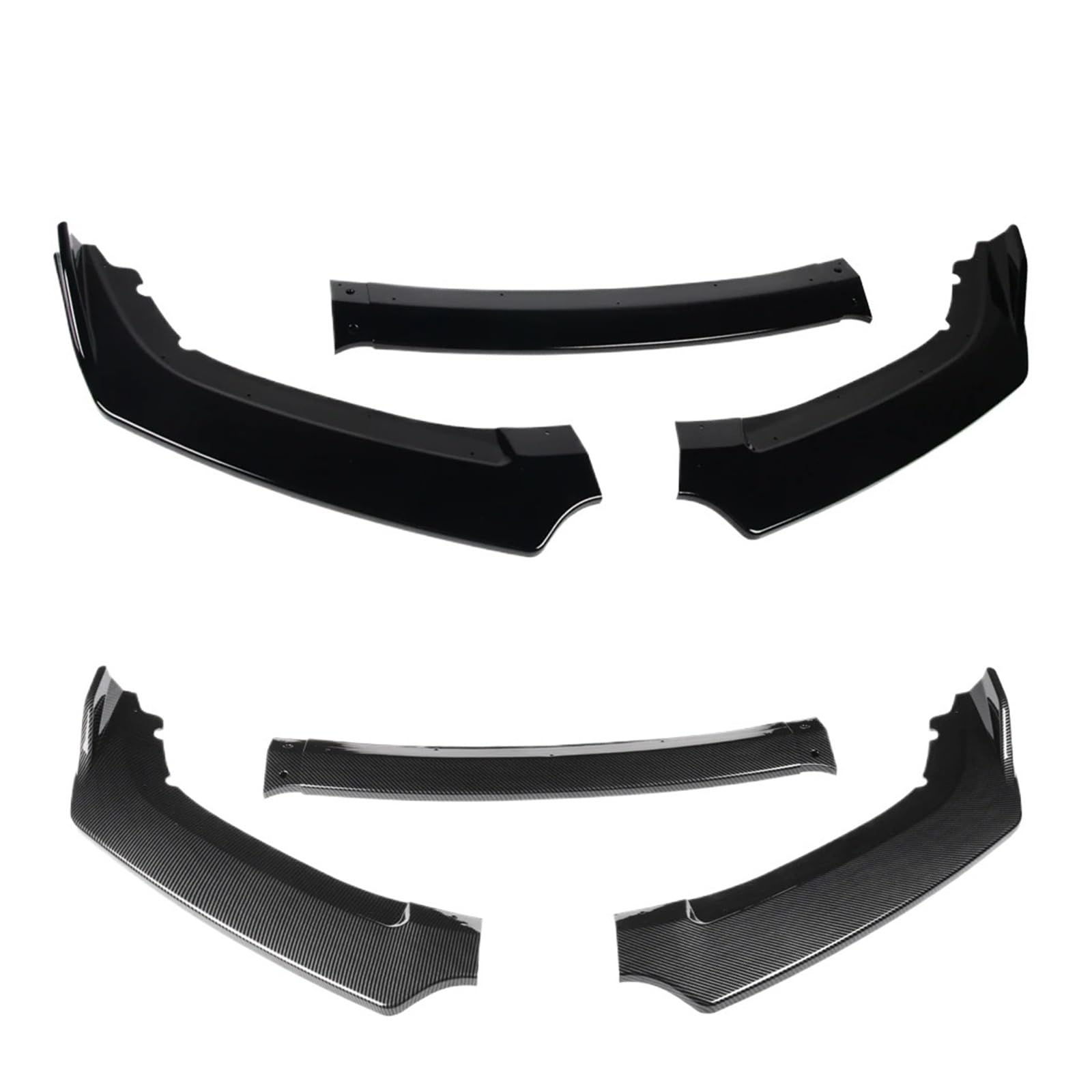 ATATKRT Auto-Frontstoßstangensplitter, Lippendiffusor, Bodykit, Spoilerschutz, kompatibel mit Civic Schrägheck/Limousine/Coupe/Typ R FK7 FK8 Si 2016–2021, Antikollisions-Automobilmodifikation(Gloss Bl ATATKRT Auto-Frontstoßstangensplitter, Lippendiffusor, Bodykit, Spoilerschutz, kompatibel mit Civic Schrägheck/Limousine/Coupe/Typ R FK7 FK8 Si 2016–2021, Antikollisions-Automobilmodifikation(Gloss Bl von ATATKRT