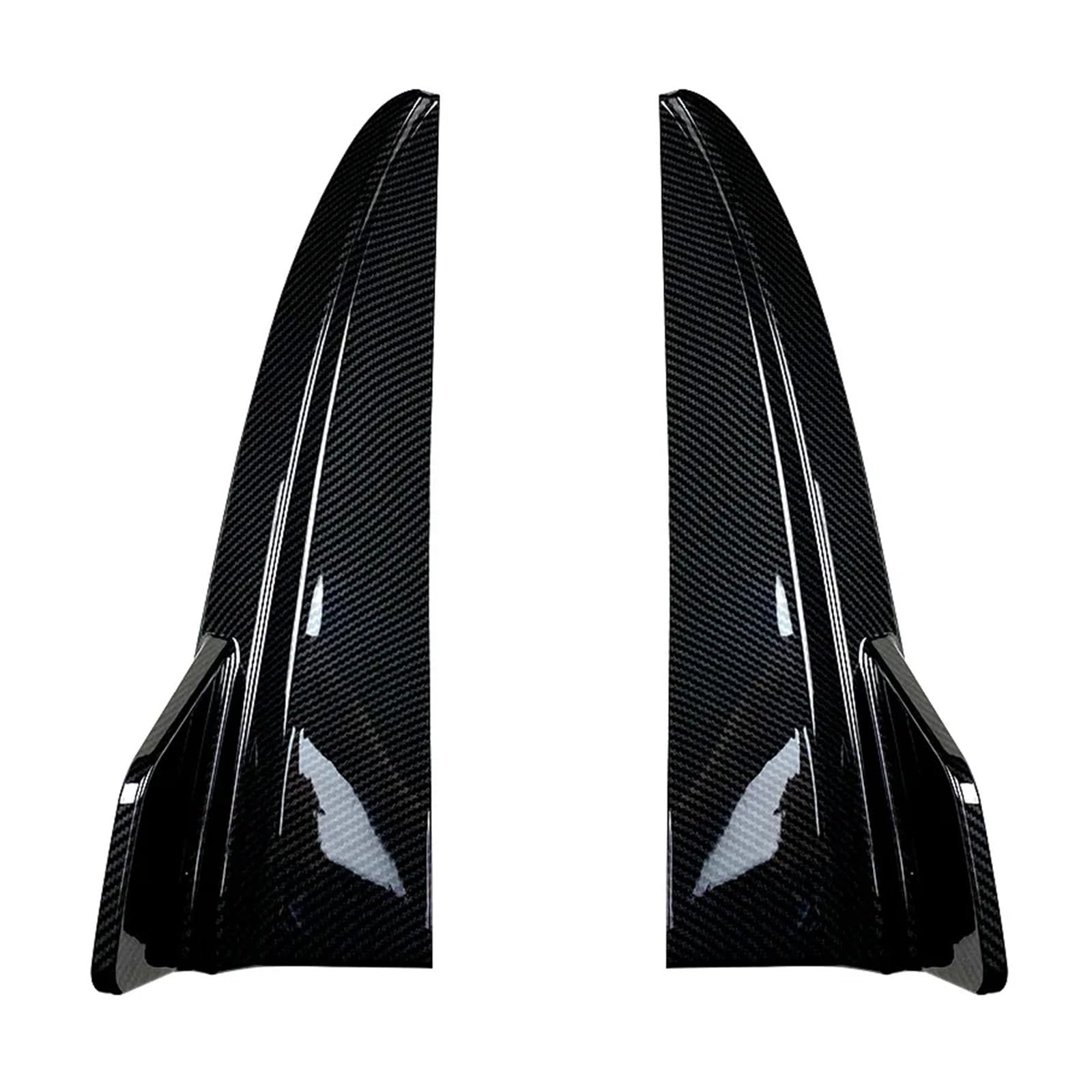 ATATKRT Auto-Heckstoßstangen-Diffusor, Seitensplitter, kompatibel mit Mercedes Benz C-Klasse W205 C180 C200 C260 C43 AMG 2015–2021, Bodykits, Tuning, Antikollisions-Automobilmodifikation(CF look) von ATATKRT