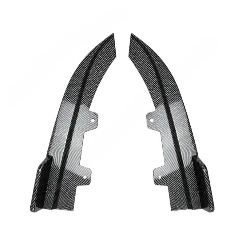 ATATKRT Auto Heckstoßstangenlippe Seitendiffusor Spoiler Splitter Kompatibel for BMW 4er G22 G23 M Sport 2020-2024+ Body Kits Tuning ABS Glanz Schwarz Antikollisions-Automobilmodifikation(Carbon Look) von ATATKRT