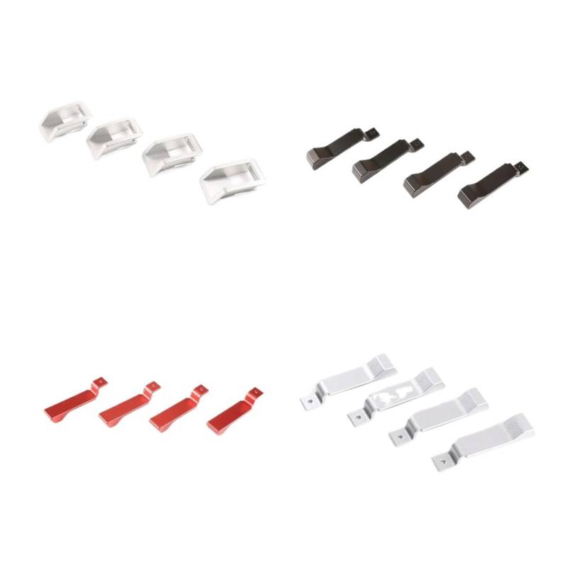 ATATKRT Auto-Innentürverriegelungsgriff-Dekorationsabdeckung, kompatibel mit Land Rover Defender 90 110 2004–2019, Zubehör zur Innenraummodifikation(1) von ATATKRT