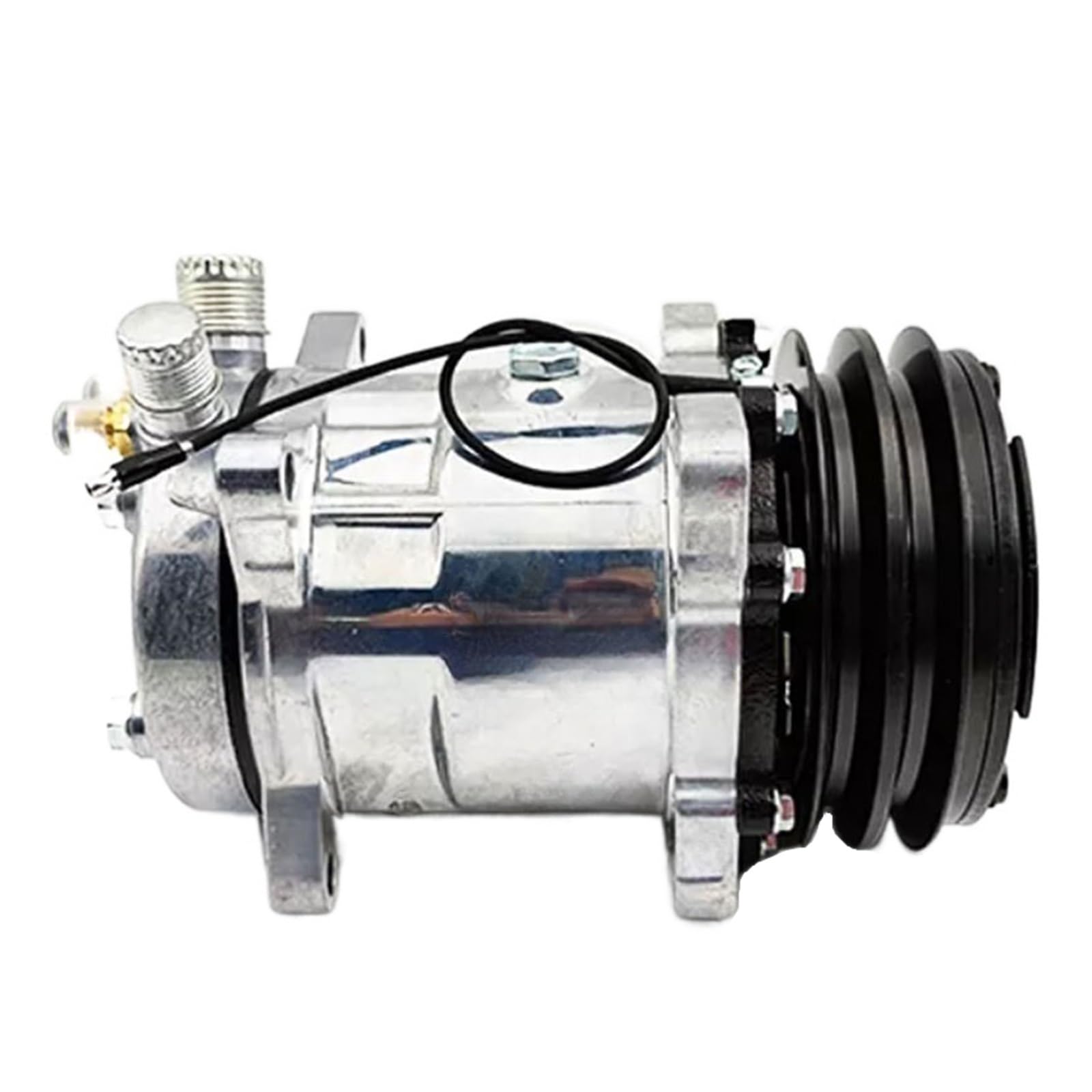 ATATKRT Auto-Klimaanlage AC-Kompressor 508 SD508 5h14 Kompatibel for Traktor Bagger Heavy Duty Truck 12V 24V 2 Nut V Blet Pulley(12V 507 2A) von ATATKRT