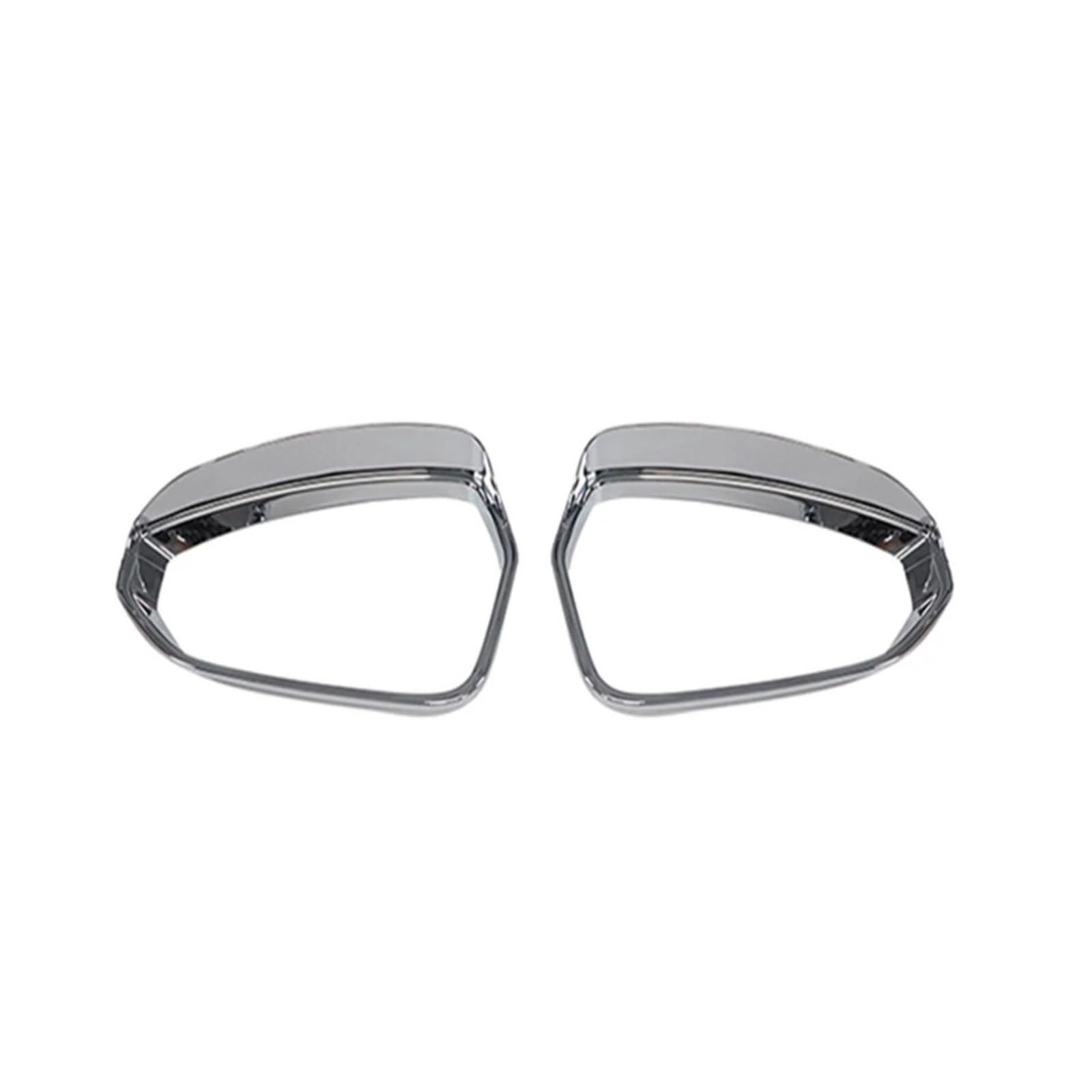 ATATKRT Auto-Rückspiegelblock, Regen-Augenbrauen-Abdeckung, kompatibel mit Geely Zeekr 001 2021–2024, Außendekoration, Styling-Aufkleber, schützendes Autozubehör(Compatible for Silver) von ATATKRT