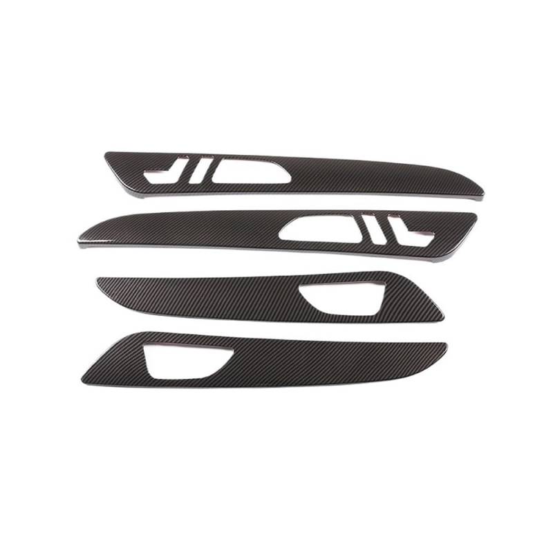 ATATKRT Auto-Styling ABS-Kohlefaser-Innentürdekorationsplatte Abdeckung Trim Zubehör Kompatibel for Mercedes Benz ML GLE GL-Klasse GLS 320 400(Style A Carbon) von ATATKRT