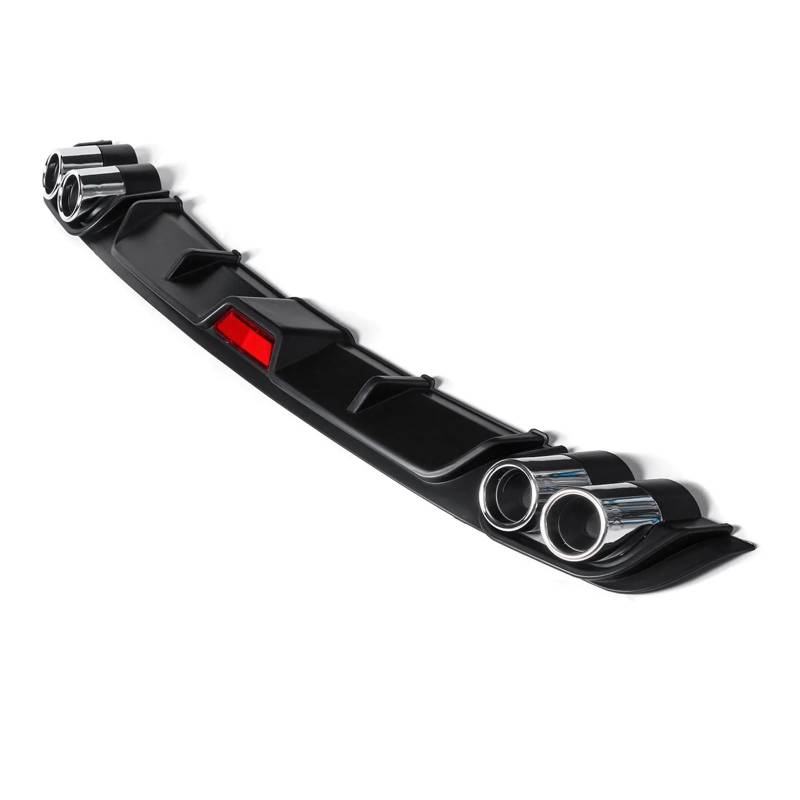 ATATKRT Auto Universal Modifikation Teile Heckspoiler Kleine Surround Stoßstange Hinten Lip Auto Zubehör ABS Drag Reduction Diffusor(Shark style) von ATATKRT