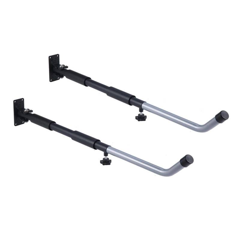 ATATKRT Autodachgepäckträger, Seitenwand-Aufbewahrungsregal, Wandhalterung for Autogepäckträger, 75 kg Tragkraft, for Surfbretter, Kajaks, langlebiger Dachträger(Horizontal) von ATATKRT