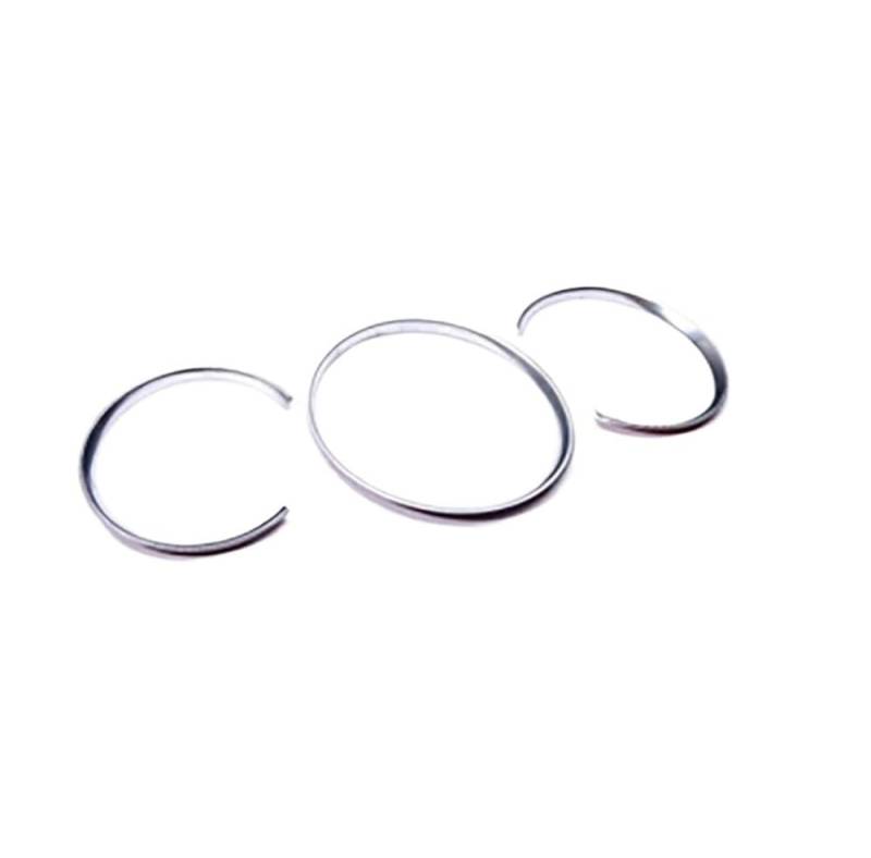 ATATKRT Autoinnenausstattung, Armaturenbrett-Messringabdeckungen, Verkleidung, kompatibel mit Porsche Cayenne 2011–2016 Panamera 911 718 Macan Cayman(Instrument Ring A) von ATATKRT