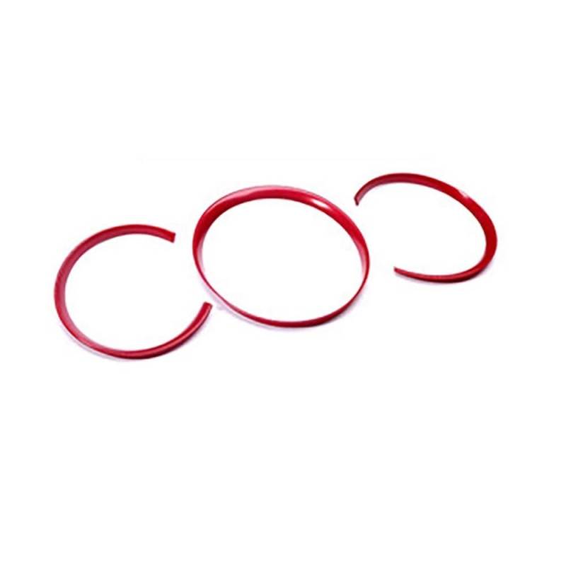 ATATKRT Autoinnenausstattung, Armaturenbrett-Messringabdeckungen, Verkleidung, kompatibel mit Porsche Cayenne 2011–2016 Panamera 911 718 Macan Cayman(Instrument Ring B) von ATATKRT