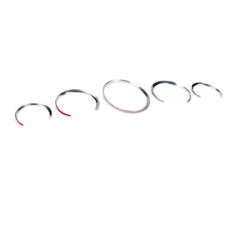 ATATKRT Autoinnenausstattung, Armaturenbrett-Messringabdeckungen, Verkleidung, kompatibel mit Porsche Cayenne 2011–2016 Panamera 911 718 Macan Cayman(Instrument Ring C) von ATATKRT