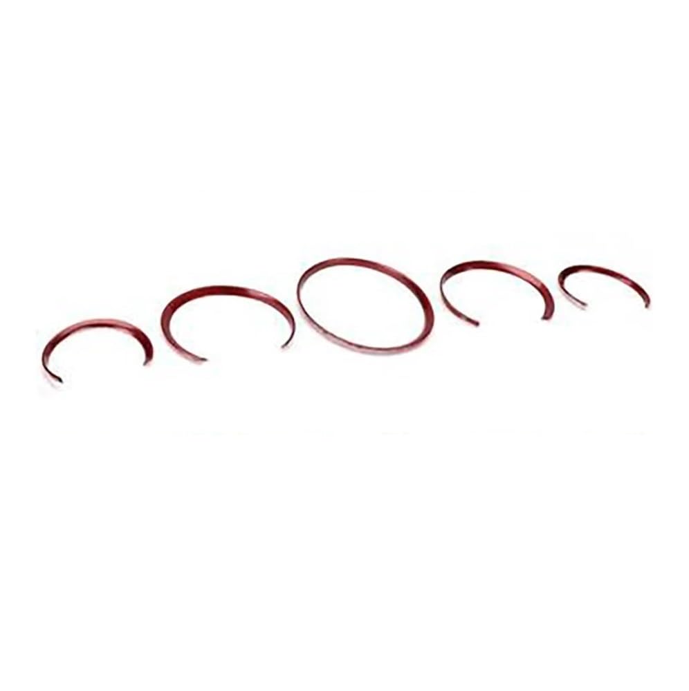 ATATKRT Autoinnenausstattung, Armaturenbrett-Messringabdeckungen, Verkleidung, kompatibel mit Porsche Cayenne 2011–2016 Panamera 911 718 Macan Cayman(Instrument Ring D) von ATATKRT