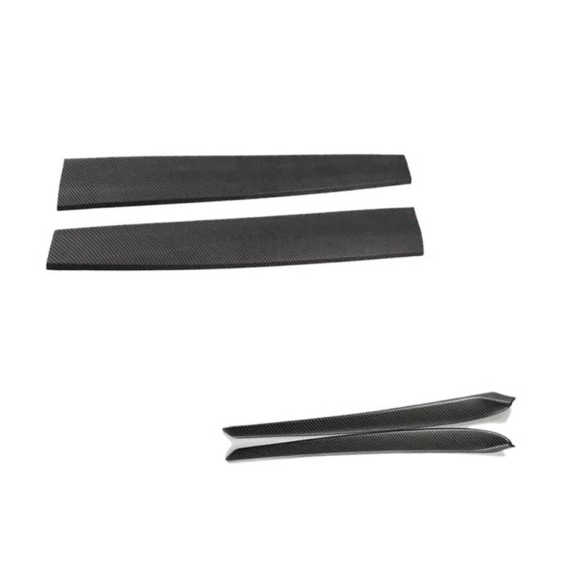 ATATKRT Autotürverkleidung, Mittelkonsole, Armaturenbrettabdeckung, Kohlefaser-ABS-Aufkleber, Autoinnenausstattung, kompatibel mit Tesla Model 3 Y 2021–2023(2pcs Matte Carbon) von ATATKRT