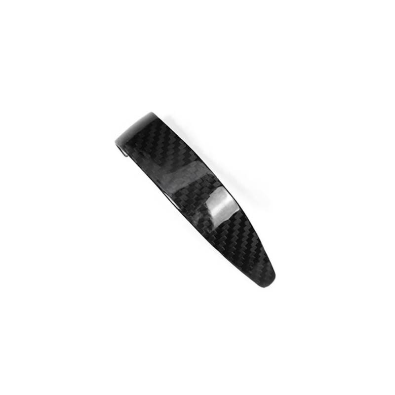 ATATKRT Carbon Fiber Auto Schaltknauf Aufkleber Abdeckung Kompatibel for Porsche Cayenne 2004-2009 Interior Styling(1) von ATATKRT