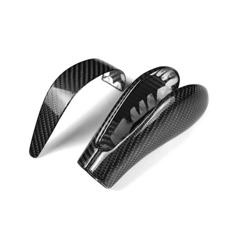 ATATKRT Carbon Fiber Auto Schaltknauf Aufkleber Abdeckung Kompatibel for Porsche Cayenne 2004-2009 Interior Styling(AC) von ATATKRT