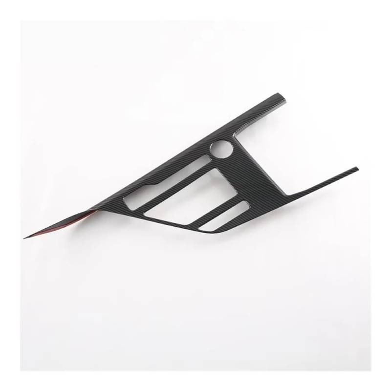 ATATKRT Carbon Fiber Mittelkonsole Schalttafel Multimedia Rahmen Dekoration Abdeckung Trim Zubehör Innen Kompatibel for Kia NIRO EV 2023(Gear Shift Panel-B) von ATATKRT