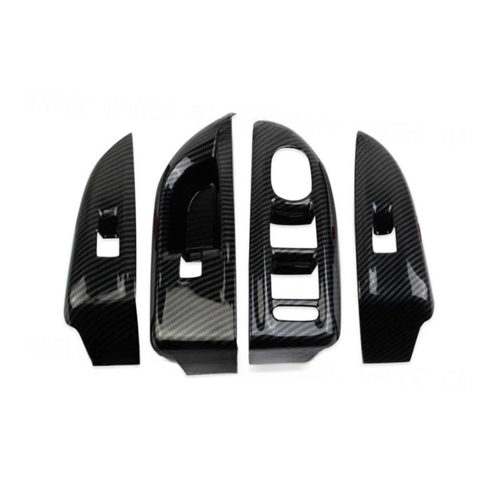 ATATKRT Carbon Fiber Style Fensterheber Trim Switch Panel Cover Kompatibel for Alfa Romeo Tonale Innenausstattung ATATKRT Carbon Fiber Style Fensterheber Trim Switch Panel Cover Kompatibel for Alfa Romeo Tonale Innenausstattung von ATATKRT
