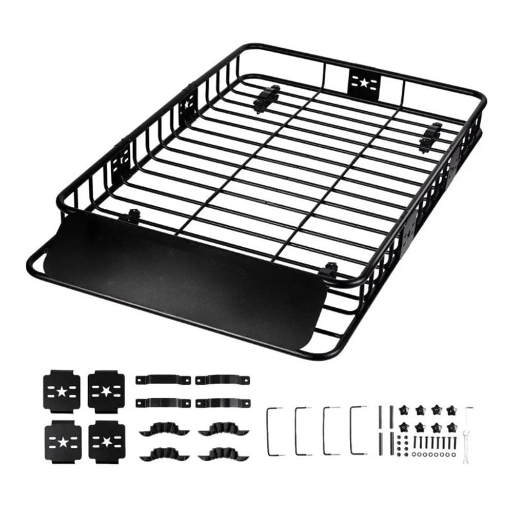 ATATKRT Dachgepäckträger-Gepäckkorb, 64" x 39" x 6" Dachgepäckträger mit Verlängerung, Hochleistungs-Universal-Dachgepäckträger mit 200 Pfund Tragkraft ATATKRT Dachgepäckträger-Gepäckkorb, 64" x 39" x 6" Dachgepäckträger mit Verlängerung, Hochleistungs-Universal-Dachgepäckträger mit 200 Pfund Tragkraft von ATATKRT