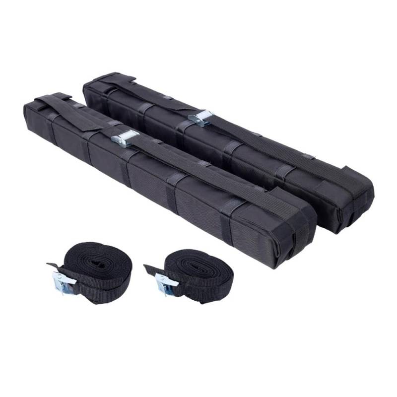 ATATKRT Dachgepäckträger-Pads, universeller weicher Auto-Dachgepäckträger, Kajakträger for Kanu/Surfbrett/Paddleboard/SUP/Snowboard mit Krawatte D von ATATKRT