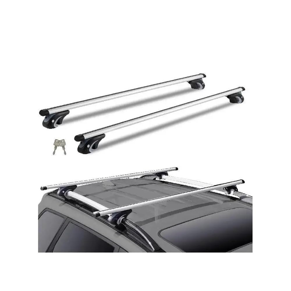 ATATKRT Dachträger Querträger verstellbar Aliuminum Gepäck Gepäckträger 200LBS Silber Schwarz ATATKRT Dachträger Querträger verstellbar Aliuminum Gepäck Gepäckträger 200LBS Silber Schwarz von ATATKRT