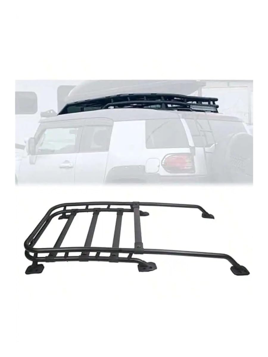 ATATKRT Dachträger kompatibel for Toyota 2007–2014 FJ Cruiser, Querträger, Obergepäckträger, Korb, 75 kg, Schwarz ATATKRT Dachträger kompatibel for Toyota 2007–2014 FJ Cruiser, Querträger, Obergepäckträger, Korb, 75 kg, Schwarz von ATATKRT