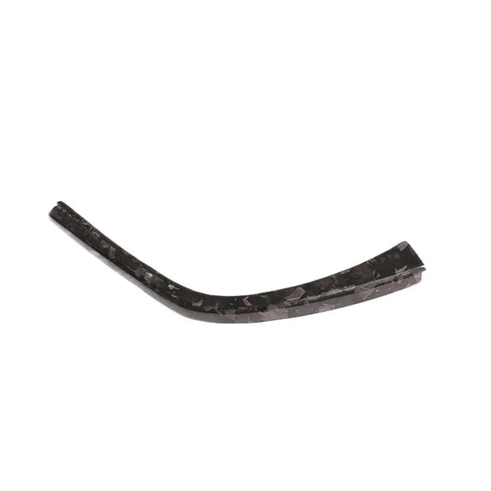 ATATKRT Echte Kohlefaser Auto Gangschaltung Seite L Form Streifen Panel Trim Innen Zubehör LHD/RHD Kompatibel for BMW F80 F82 F83 M3 M4 2014-2018(Forging Grain (L)) von ATATKRT